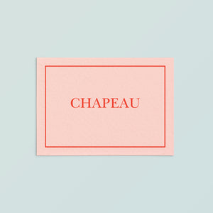 Casual Card  | Chapeau