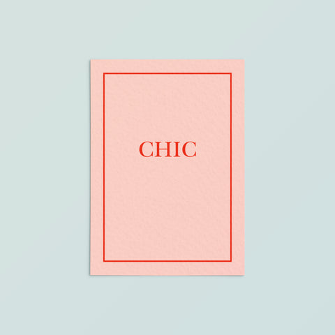 Casual Card  | Chic