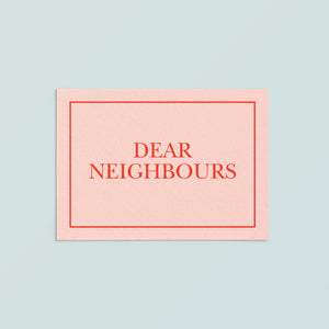 Casual Card  | Dear Neighbours