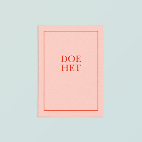 Casual Card  | Doe Het