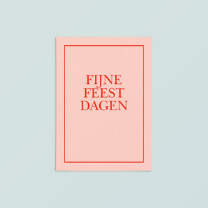 Casual Card  | Fijne Feest Dagen