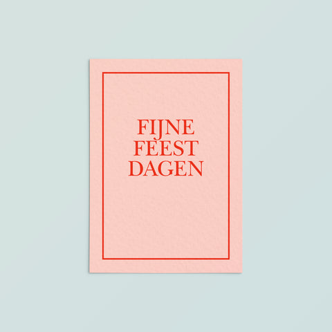 Casual Card  | Fijne Feest Dagen