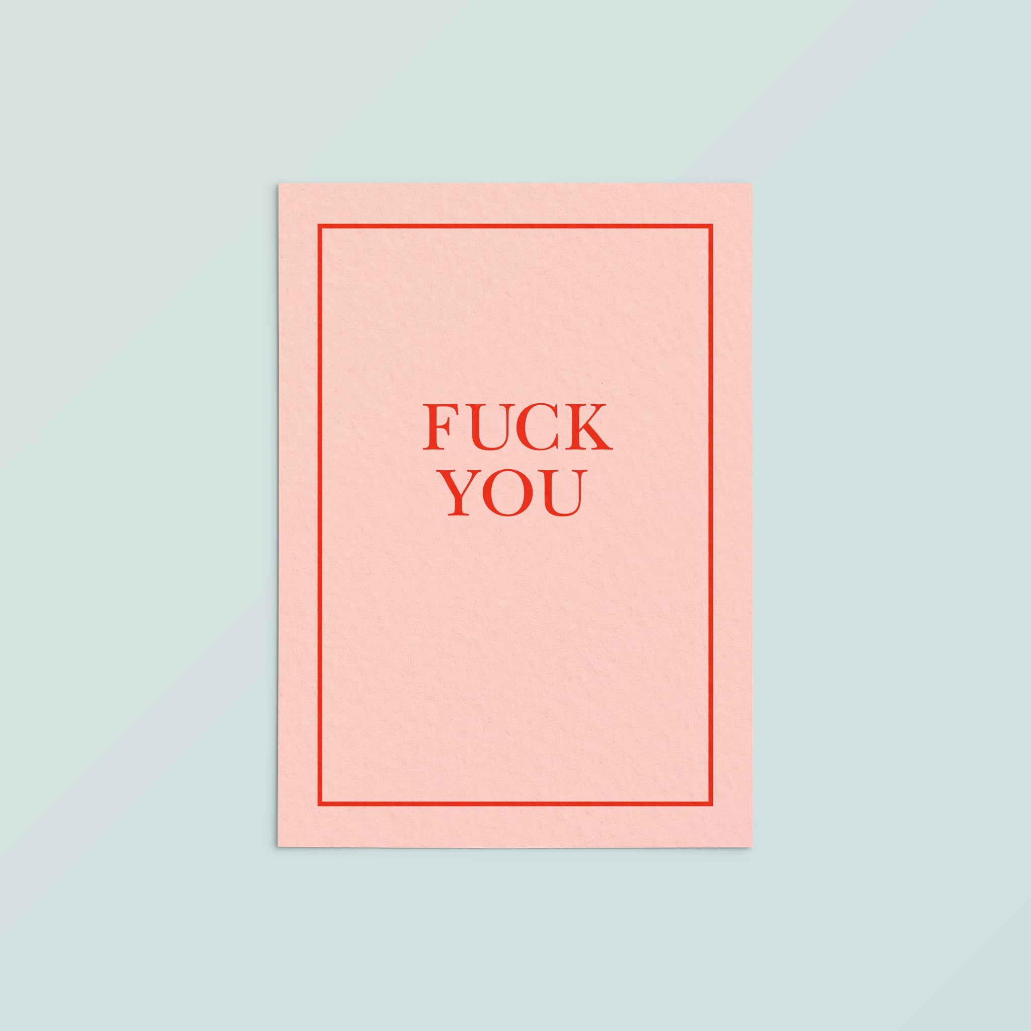 Casual Card  | Fuck You