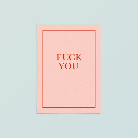 Casual Card  | Fuck You