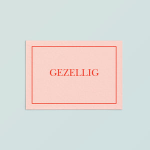 Casual Card  | Gezellig