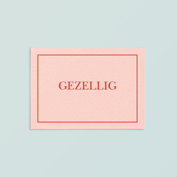 Casual Card  | Gezellig