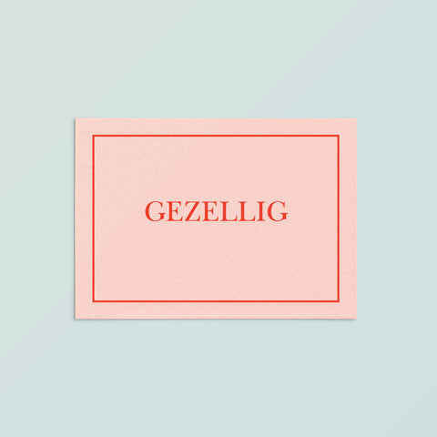 Casual Card  | Gezellig