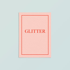 Casual Card  | Glitter