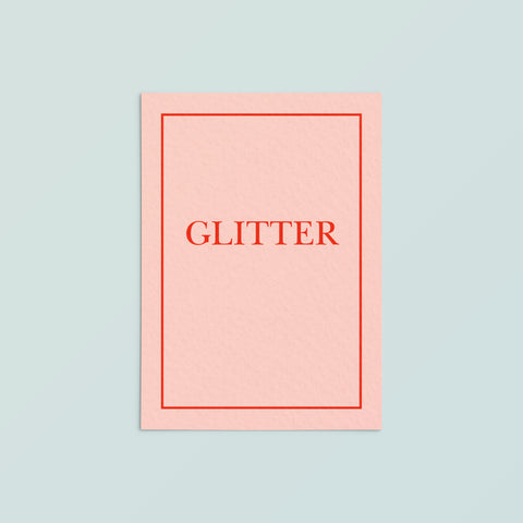 Casual Card  | Glitter