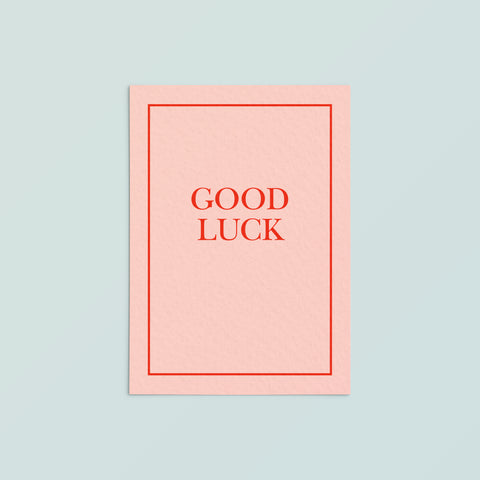 Casual Card  | Good Luck