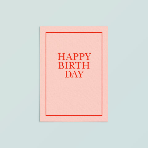 Casual Card  | Happy Birthday