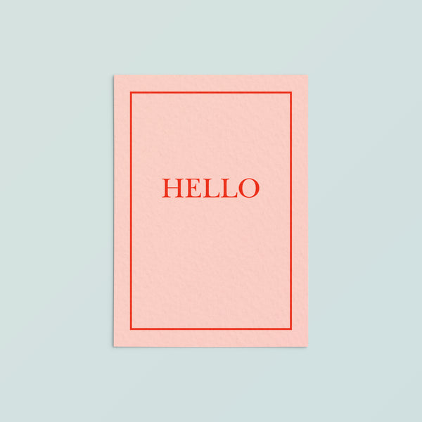 Casual Card  | Hello