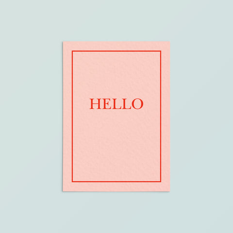 Casual Card  | Hello