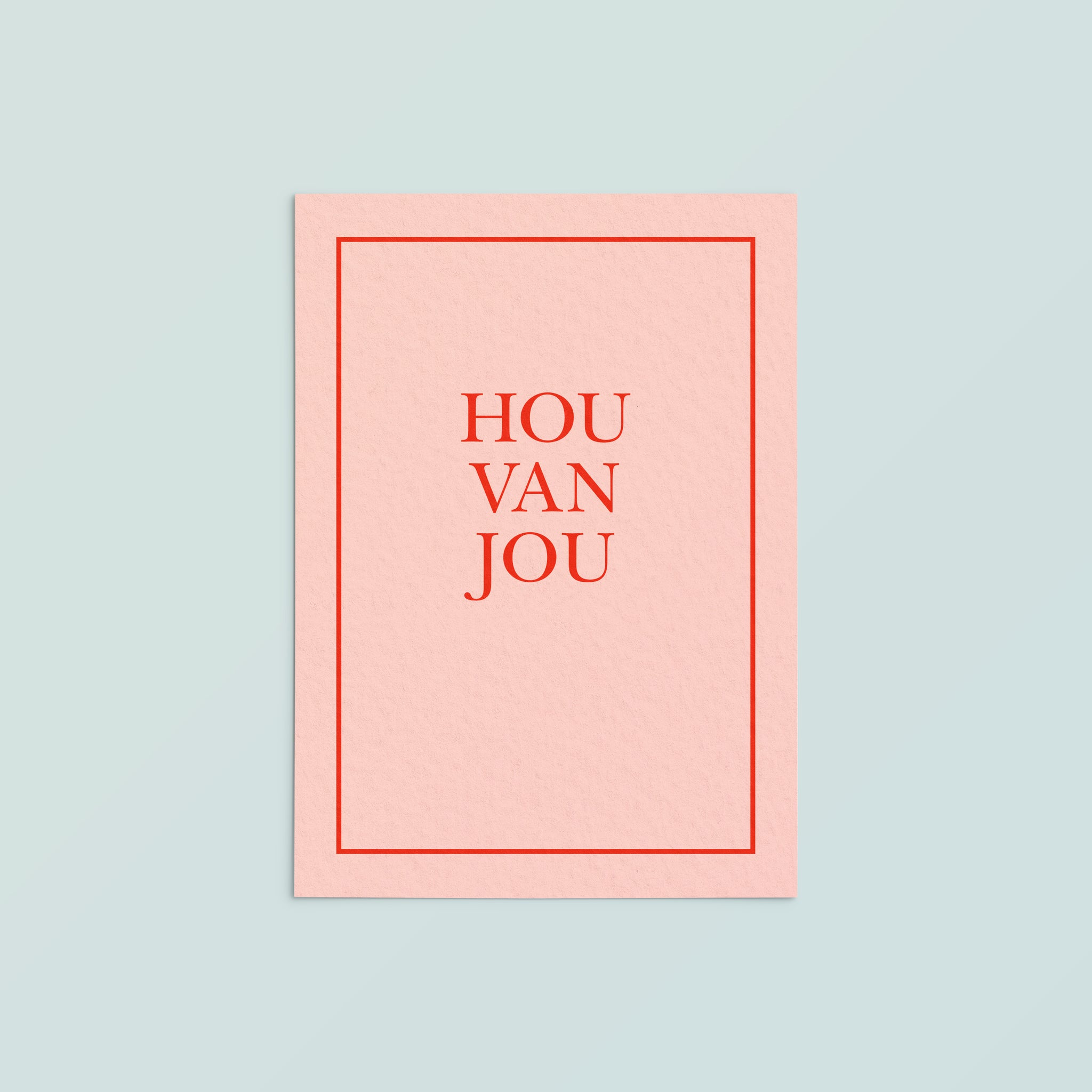 Casual Card  | Hou Van Jou