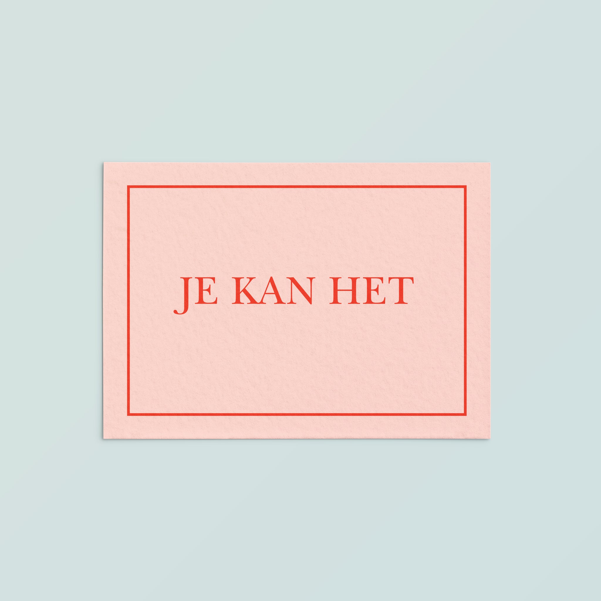 Casual Card  | Je Kan Het