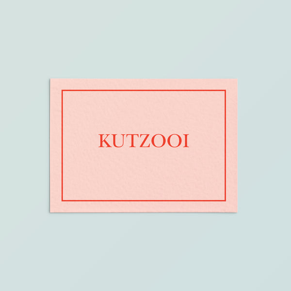 Casual Card  | Kutzooi