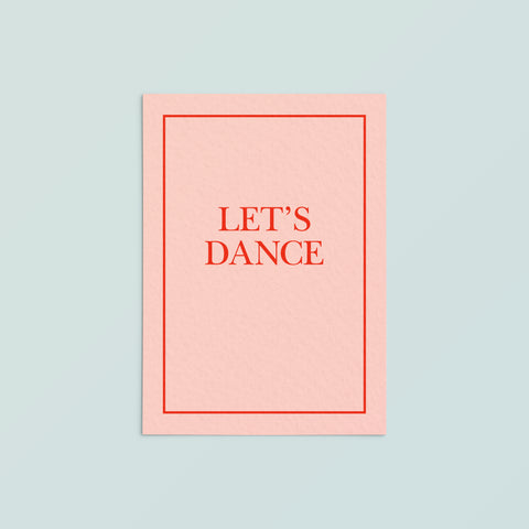 Casual Card  | Let's Dance