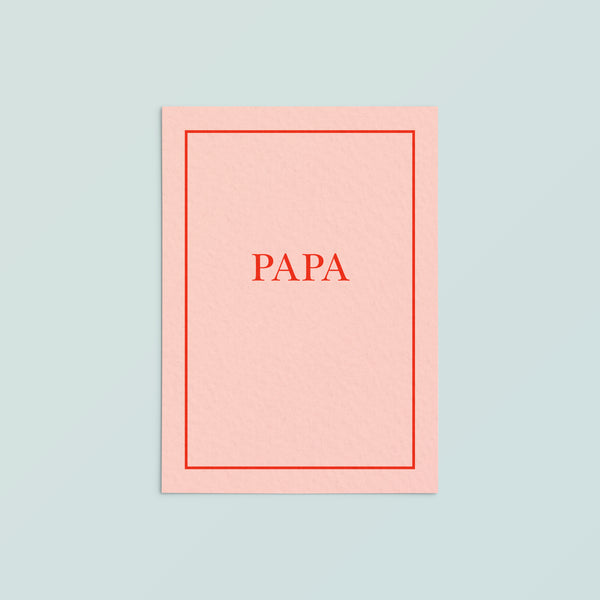 Casual Card  | Papa