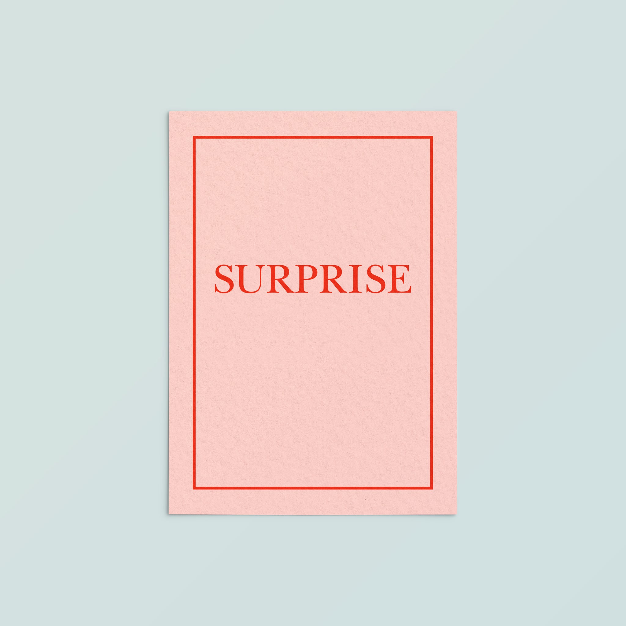 Casual Card  | Surprise