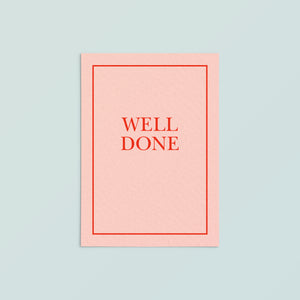 Casual Card  | Well Done