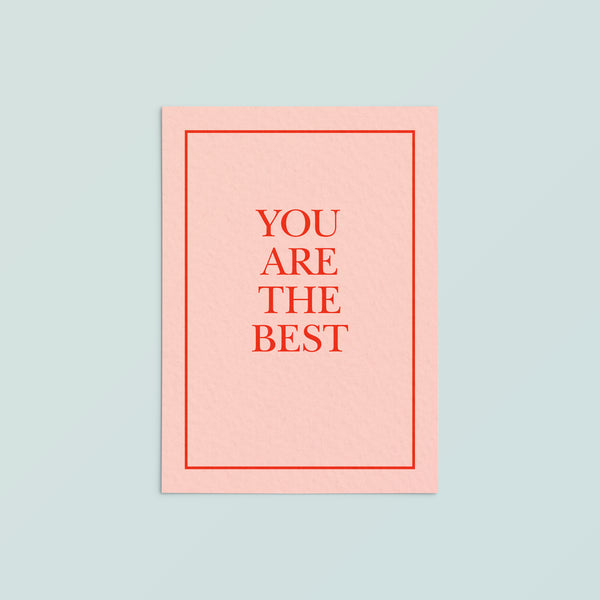 Casual Card  | You Are The Best