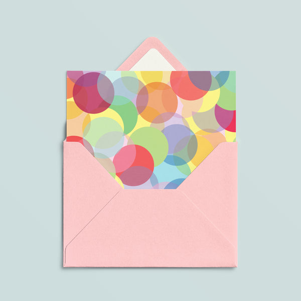 Folded Card | Large Confetti Popping