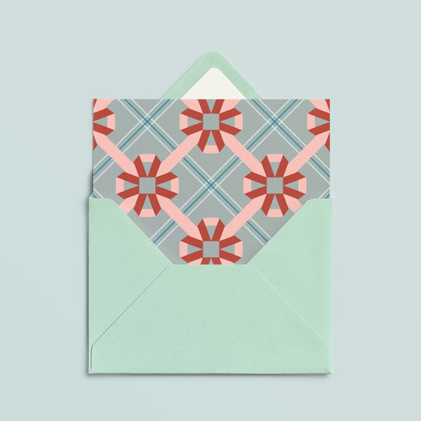 Folded Card | Elle Bow Pink