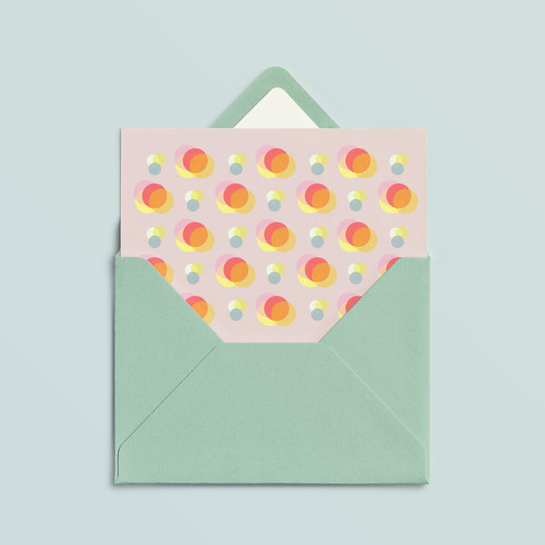 Folded Card | Flare Pink Sky