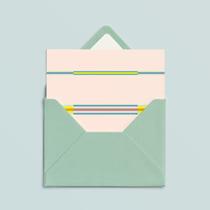 Folded Card | Swimming Peach