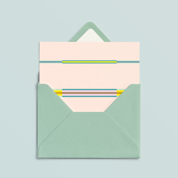 Folded Card | Swimming Peach