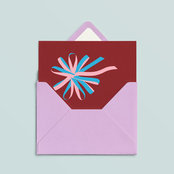 Folded Card | Swirl Candy