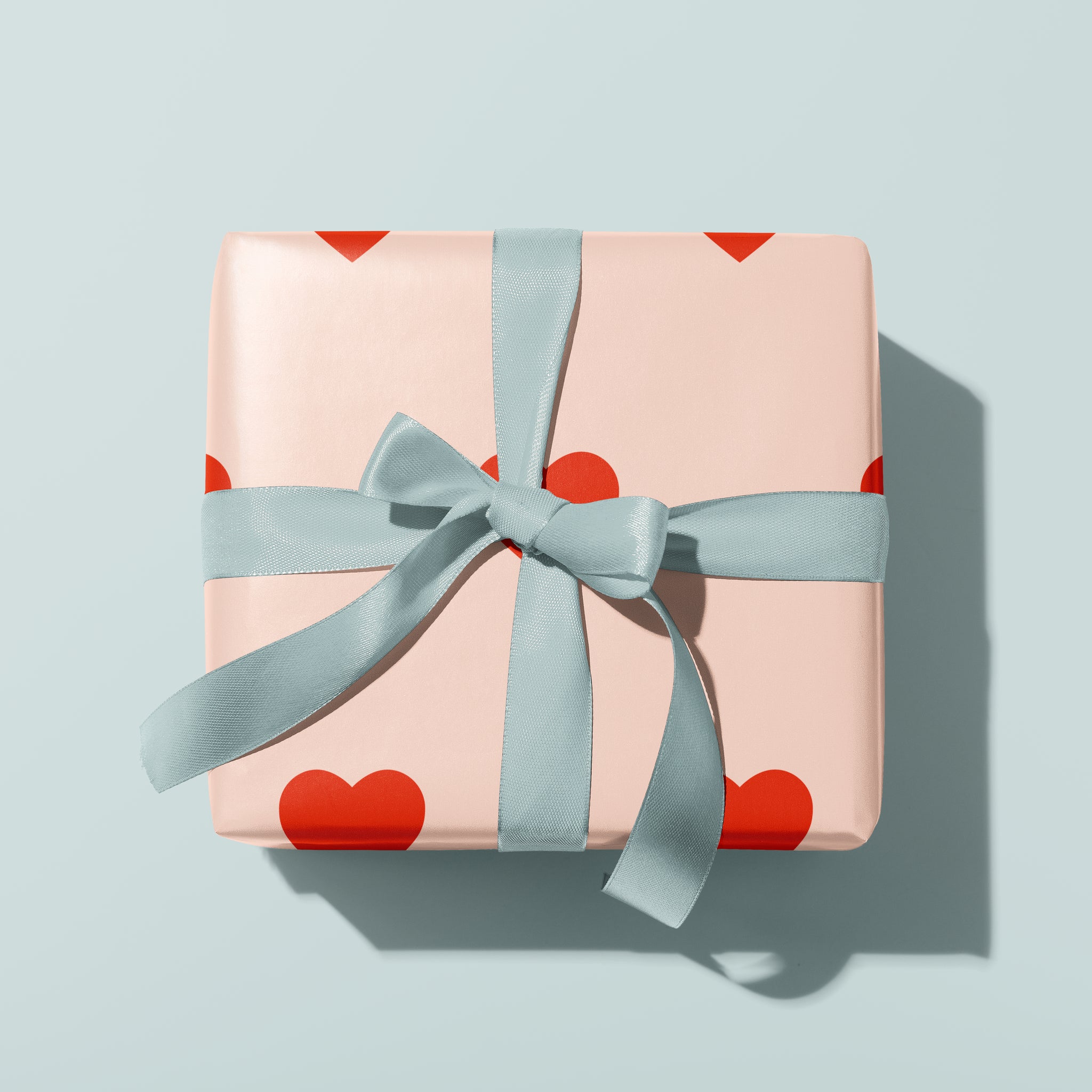 Gift Wrap | Red Hearts