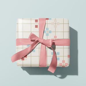 Gift Wrap | Blossom Blocks Creme