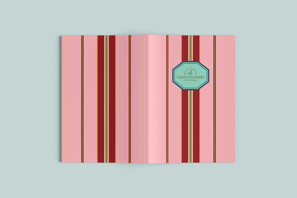 Linen Swathes | Strawberry Strips