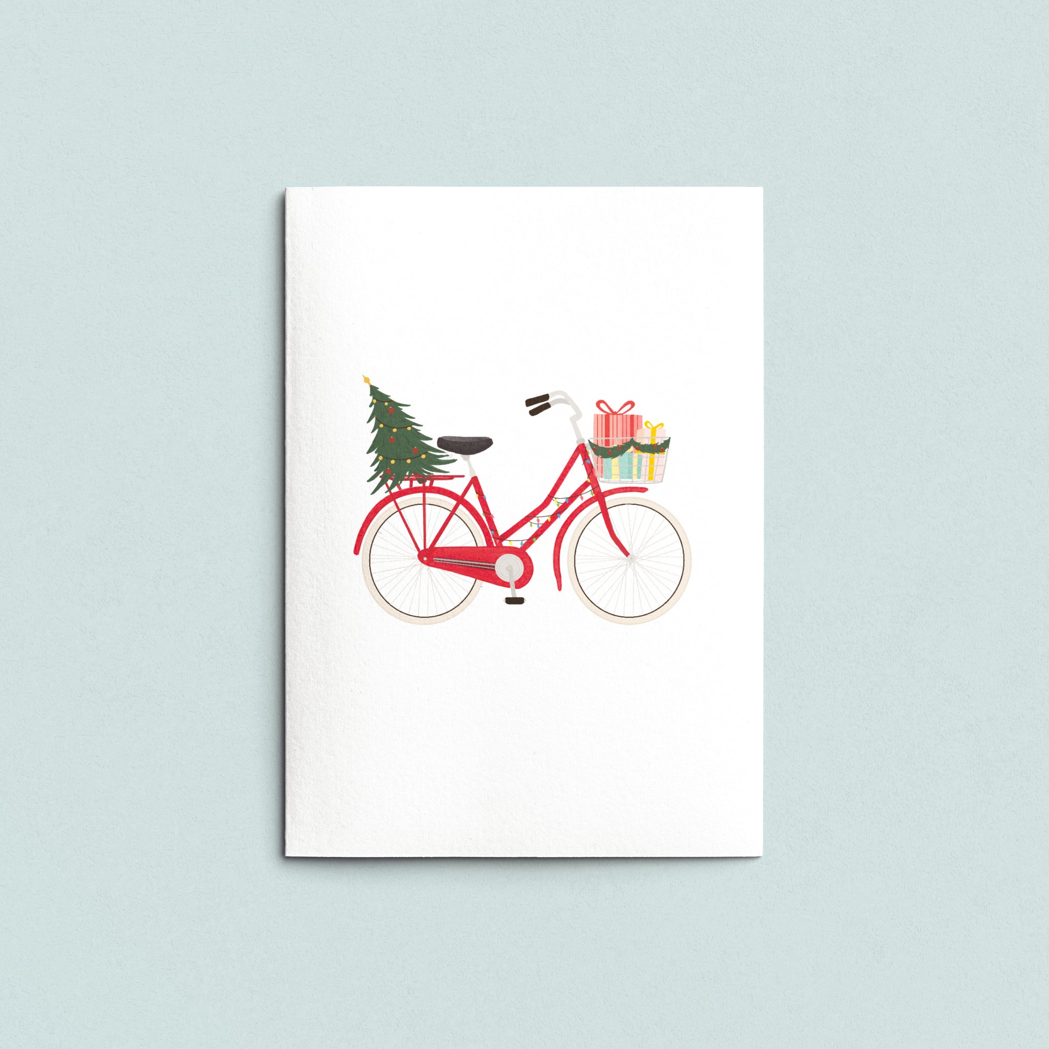 Folded Card | Eliza Christmas Bike