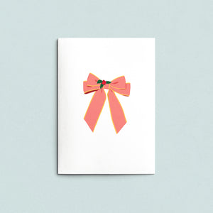 Folded Card | Eliza Christmas Bow