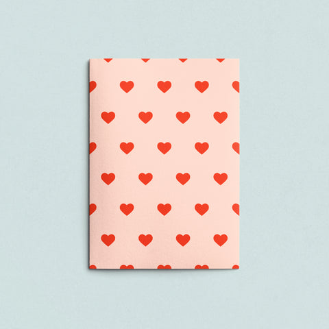 Folded Card | Hearts Nude