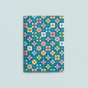 Folded Card | Patch Block Teal