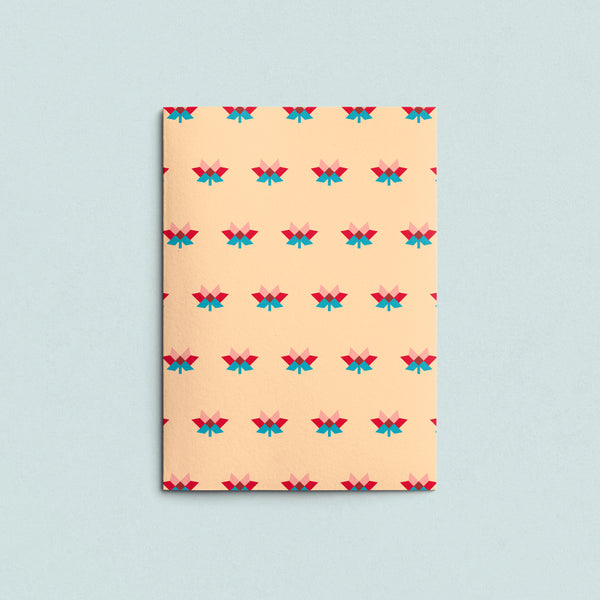 Folded Card | Patch Mini Leaves Mandarin