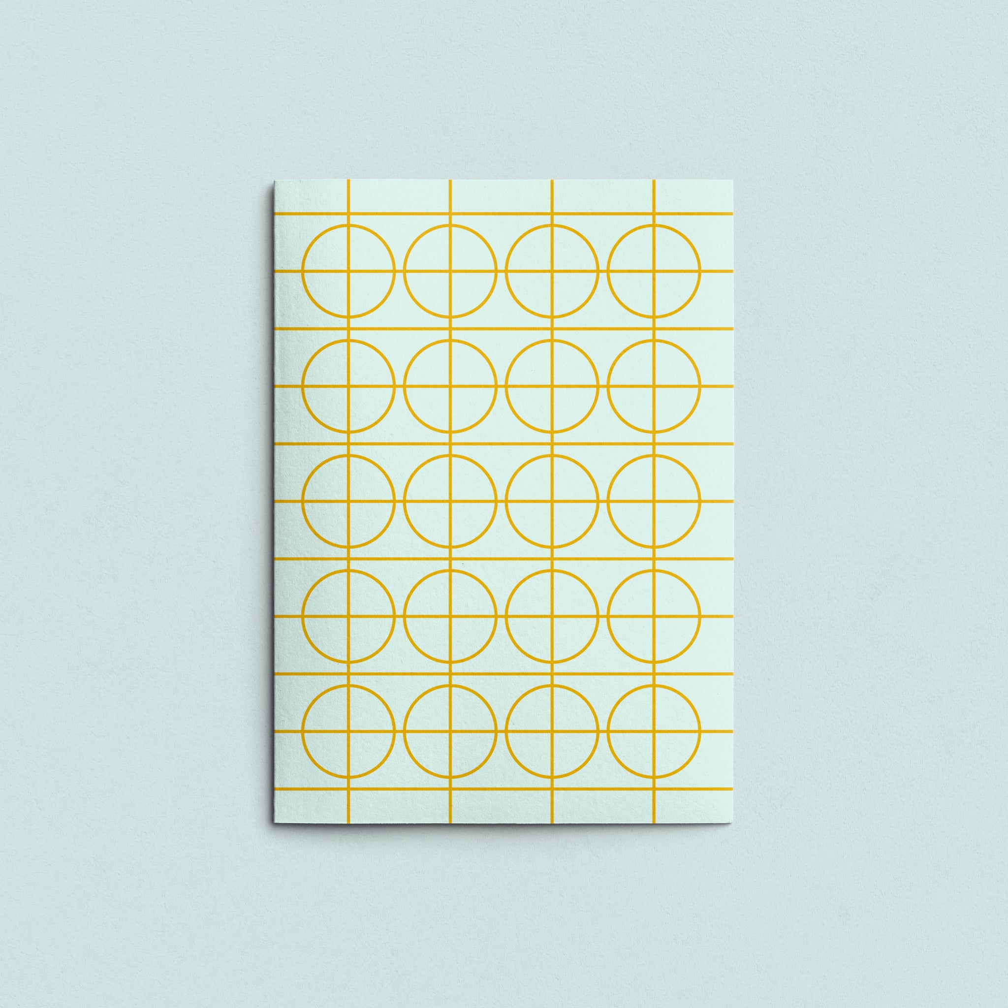 Folded Card | Solid Grid Mint