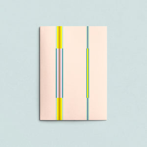 Folded Card | Swimming Wire Peach