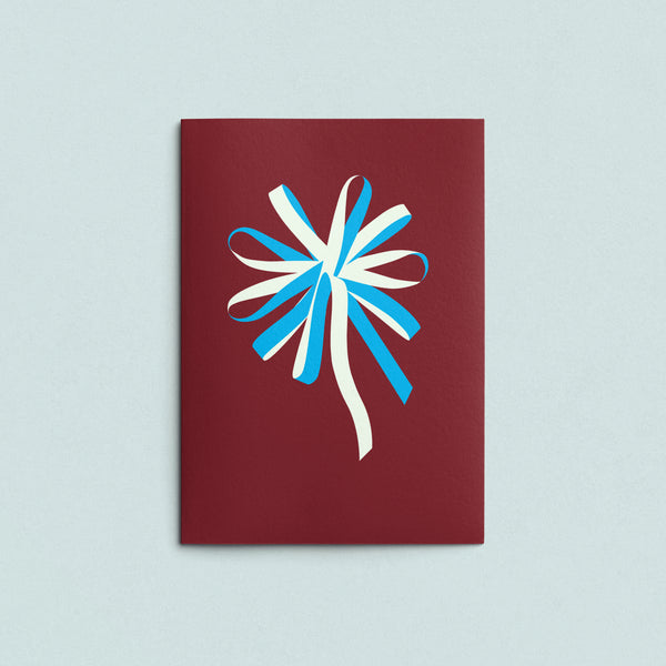 Folded Card | Swirl Ice