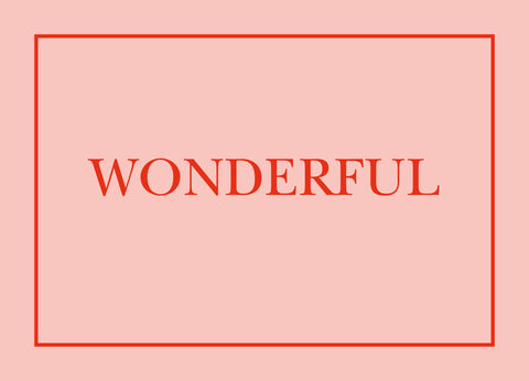 E-Card | Wonderful